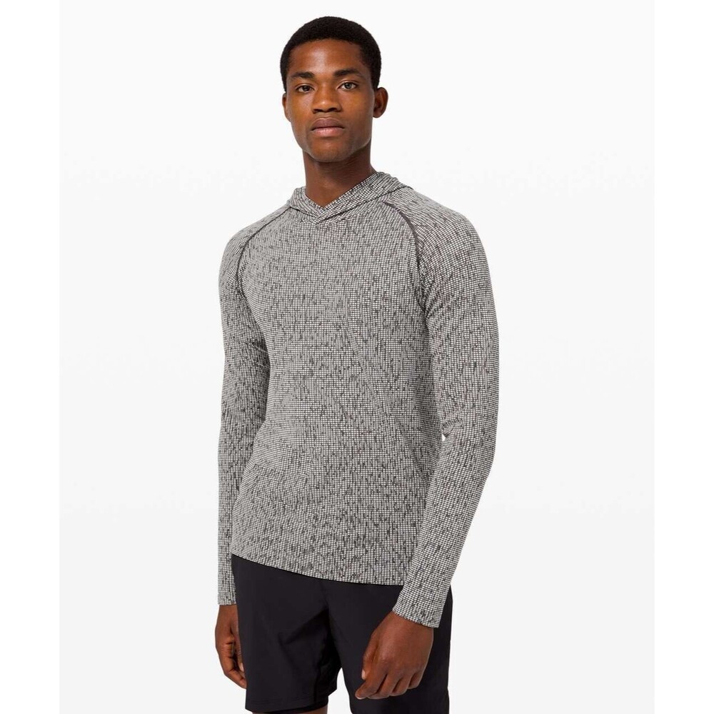 Lululemon Men's Medium Metal Vent Tech Hoodie 2.0 Space Code Graphite Grey Vapor